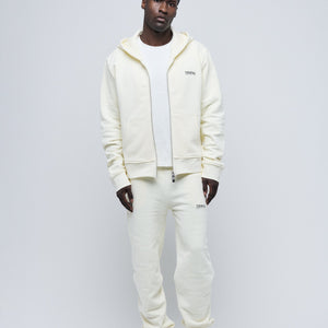 Zip Hoodie Almond-TEKIN APPAREL
