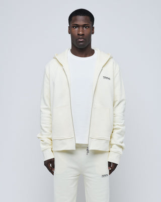 Zip Hoodie Almond-TEKIN APPAREL