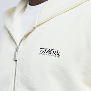 Zip Hoodie Almond-TEKIN APPAREL