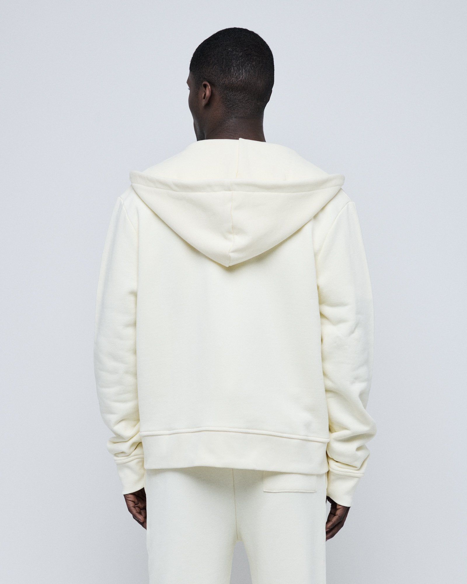 Zip Hoodie Almond-TEKIN APPAREL