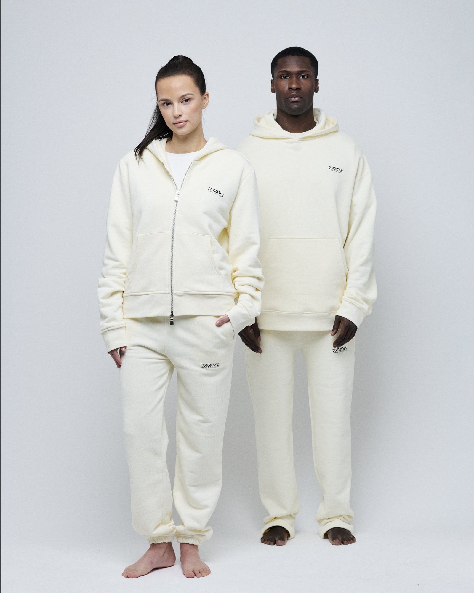 Zip Hoodie Almond-TEKIN APPAREL