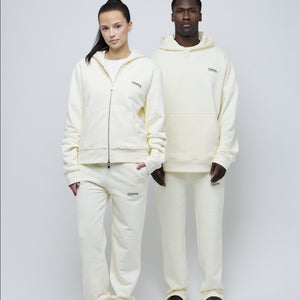 Zip Hoodie Almond-TEKIN APPAREL