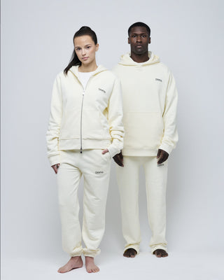 Zip Hoodie Almond-TEKIN APPAREL