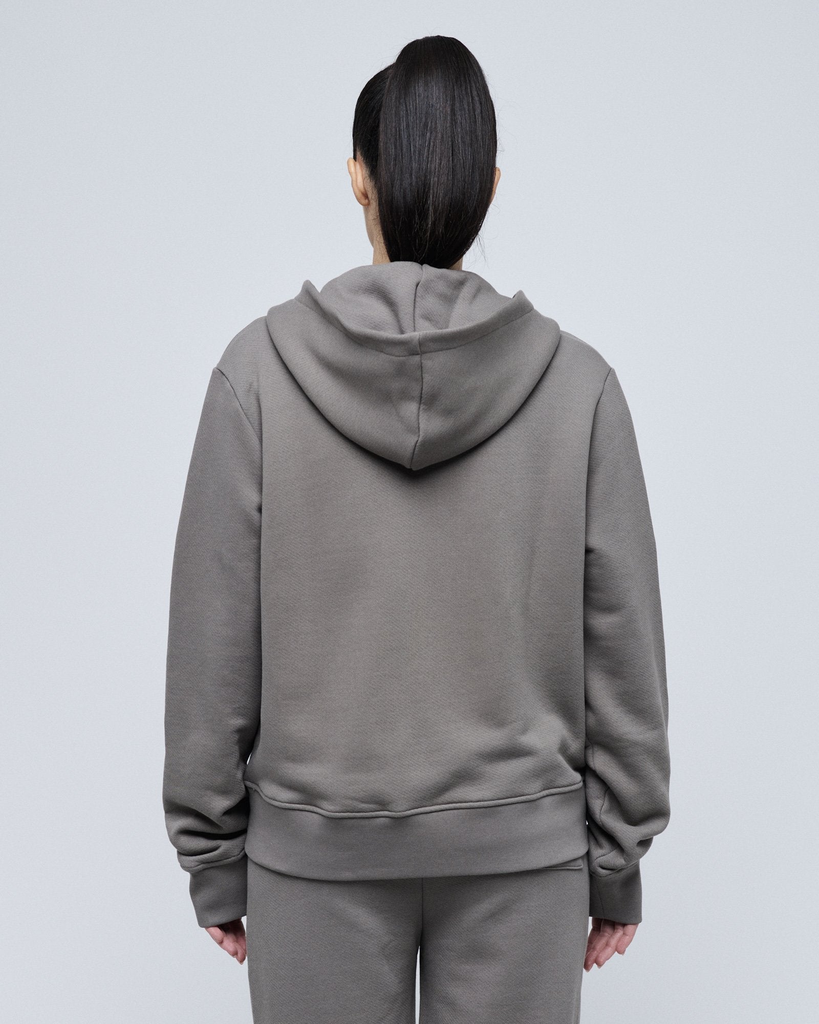 Zip Hoodie Charcoal-TEKIN APPAREL