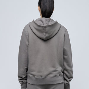 Zip Hoodie Charcoal-TEKIN APPAREL