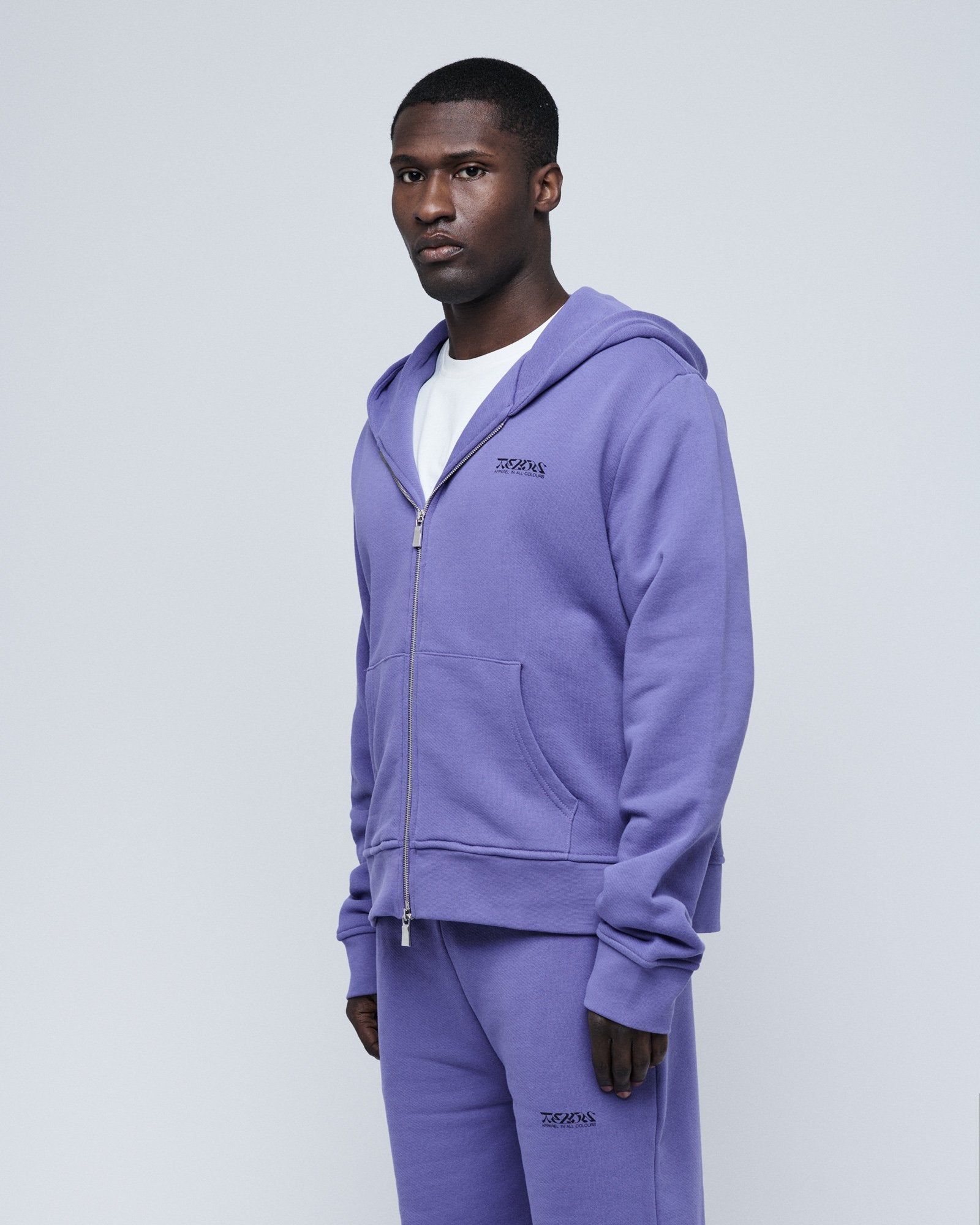 Zip Hoodie Lavender-TEKIN APPAREL