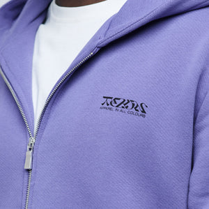 Zip Hoodie Lavender-TEKIN APPAREL