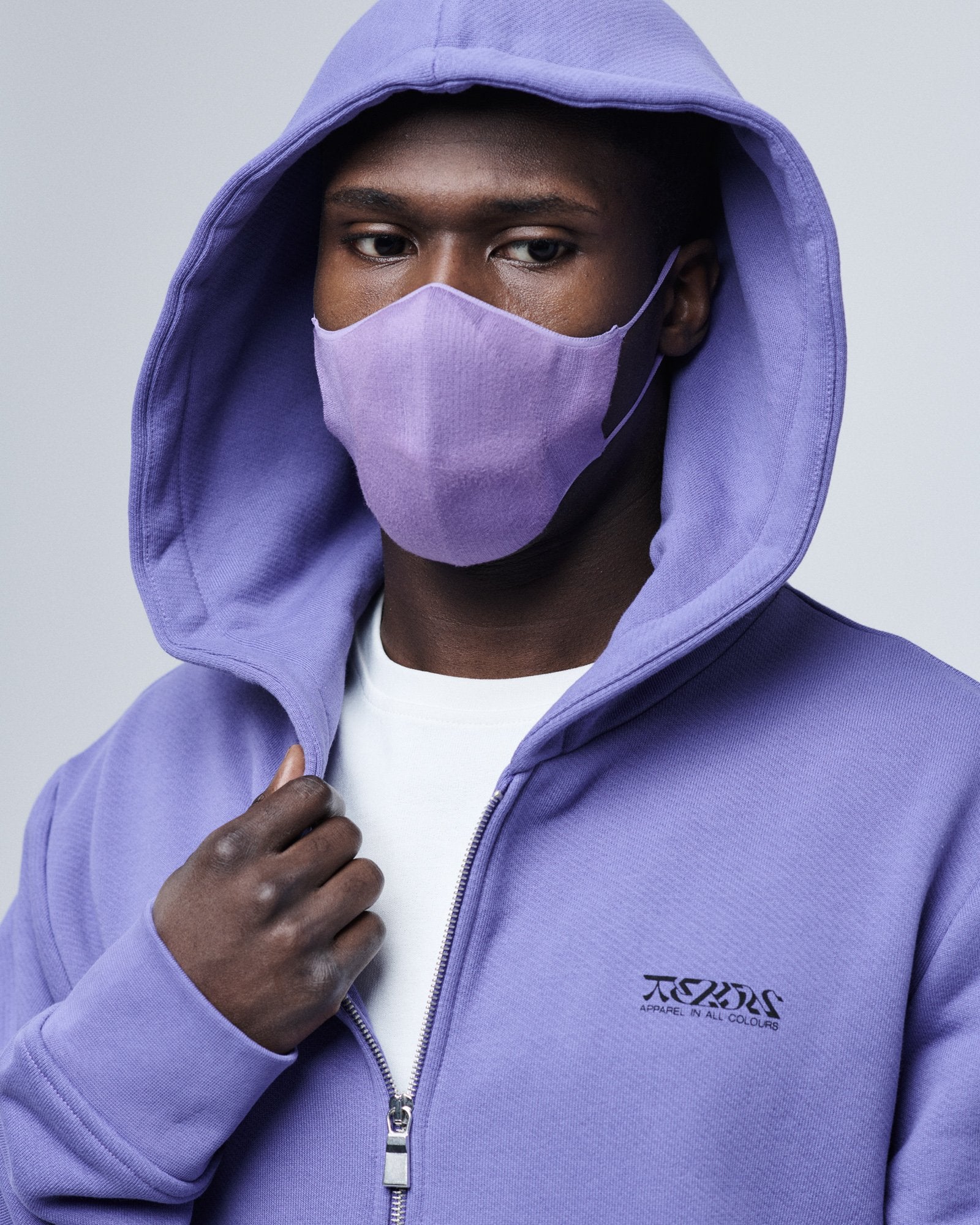 Zip Hoodie Lavender-TEKIN APPAREL